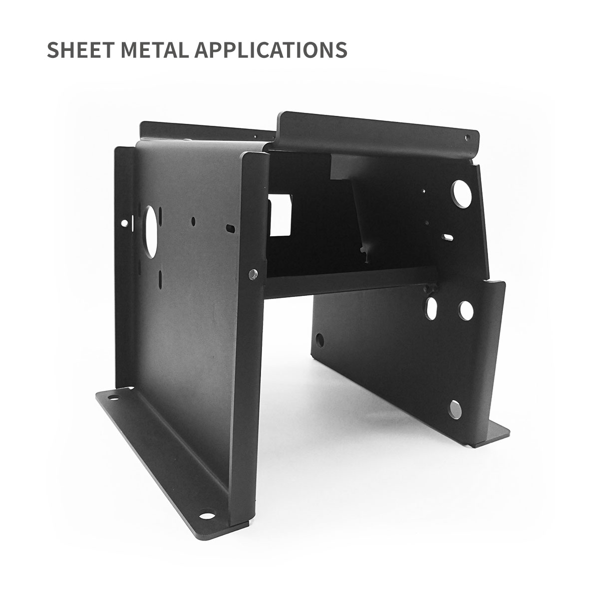 Средний стиль перемеченного основания шасси для металлического корпуса с DIN RAIL