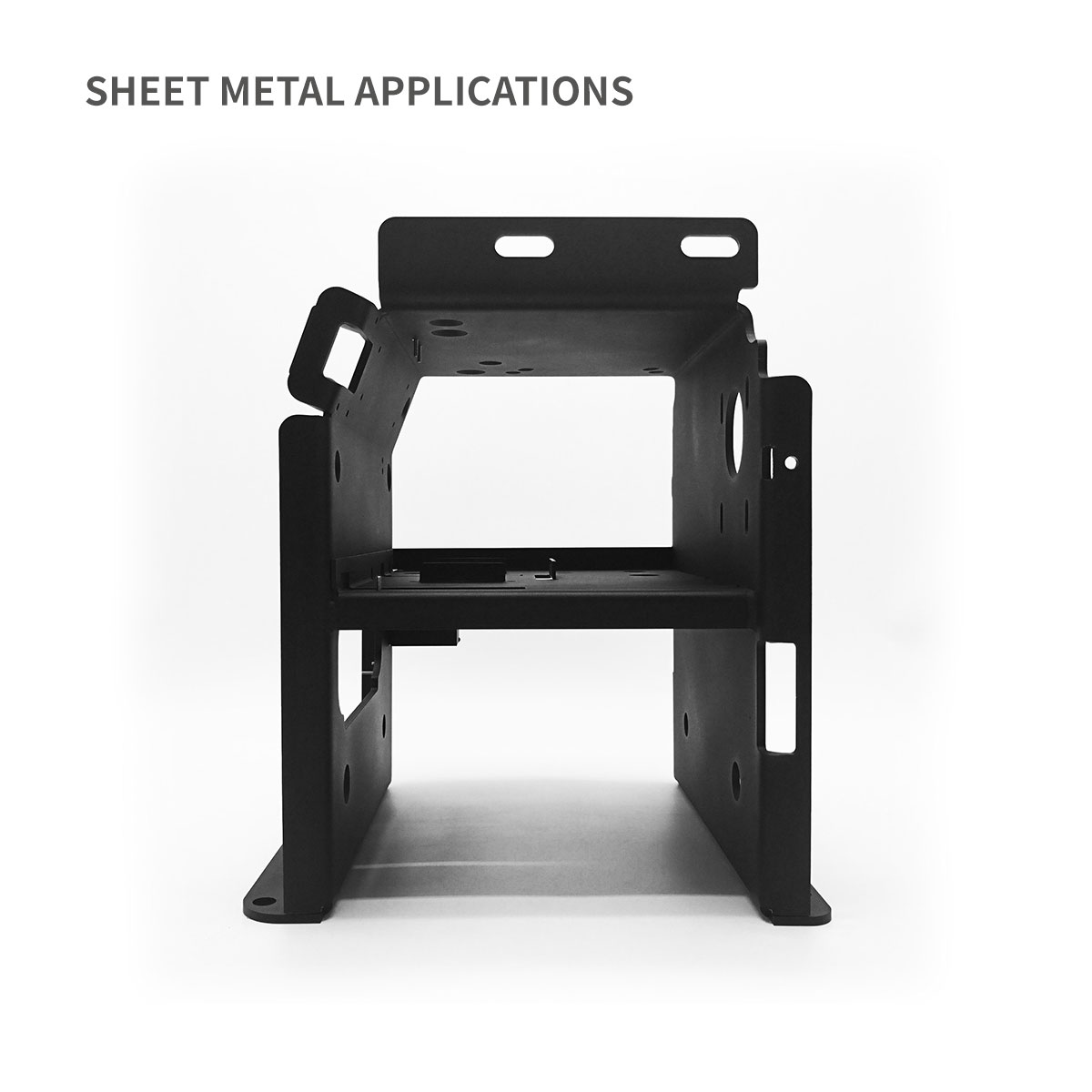 Основание с тяжелым шасси с большой способностью к металлическому корпусу с DIN RAIL
