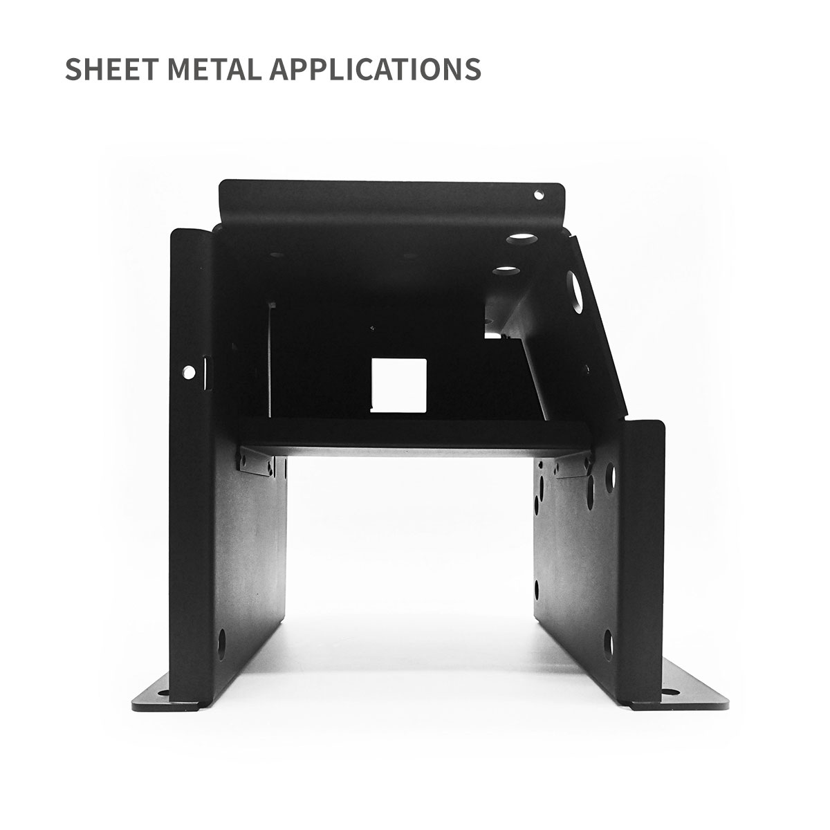 Средний стиль перемеченного основания шасси для металлического корпуса с DIN RAIL