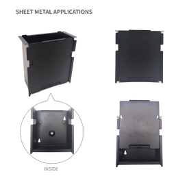 Классическая коробка питания с крышкой для изолированного металлического корпуса