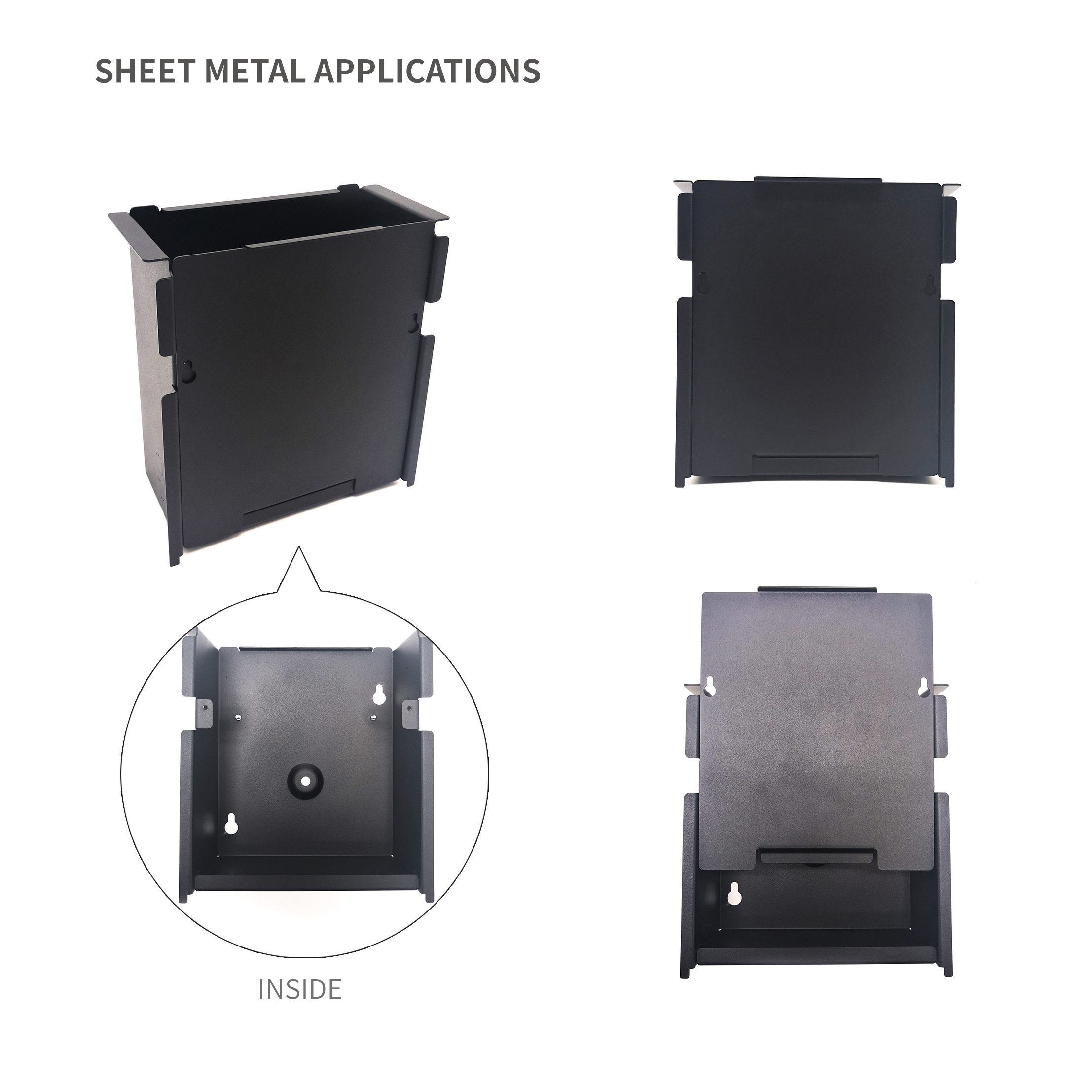 Классическая коробка питания с крышкой для изолированного металлического корпуса