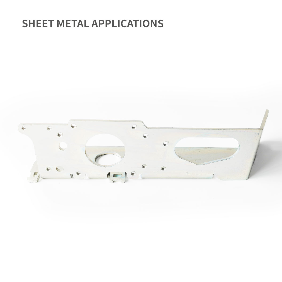 Монтажное основание кронштейна для датчиков металлического корпуса с DIN Rail